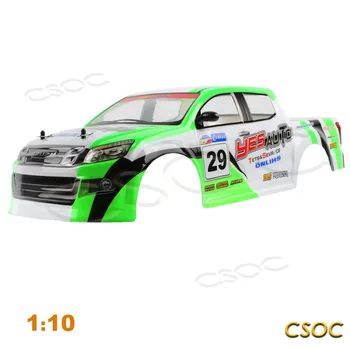 CSOC ПВХ Автомобильная оболочка для 1/10 RC Drift Racing Автомобиль и грузовик Высокоскоростной набор дистанционного управления Игрушка Большой внедорожный 4WD для взрослых
