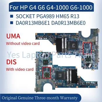 G4-1000 R13 Для HP G4 G6 G7 G6-1000 G7-1000 636373-001 636375-001 Материнская плата ноутбука DA0R13MB6E1 DA0R13MB6E0 Материнская плата ноутбука