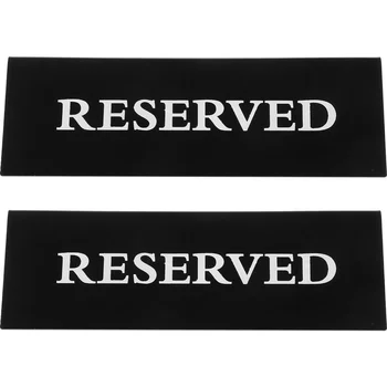 Зарезервированные знаки Табличка Акриловое бронирование Свадебная открытка Место для сидения Палатка Ресторан Зал Стул Имя гостя Конференция