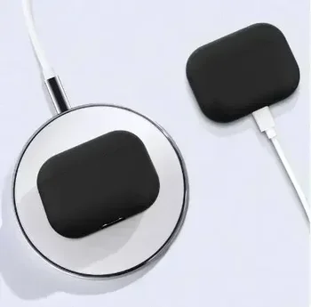 2024 для AirPods Pro Защитный чехол Силиконовый новый однотонный Apple Bluetooth Headset Мягкий чехол Защитный чехол