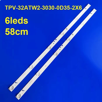 2шт Светодиодная лента подсветки для TPV-32ATW2-3030-0D35-2X6-20181115-C 210BZ06D0B33SBC00C 303SW320040 TPT320B5 AOC 32M2095 D32PHCNN