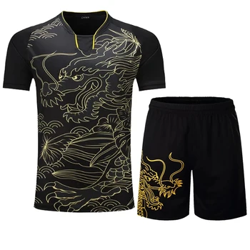 New Dragon Китайский настольный теннис Джерси для мужчин и женщин Дети Китай футболка для пинг-понга спортивные костюмы Одежда для настольного тенниса