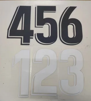 2021 2022 Ла Лига 7 HAZARD шрифт для печати номеров, значки патчей горячего тиснения