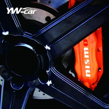 6 шт. Nismo Автомобильная наклейка на колесо для Nissan Tiida Sunny QASHQAI J10 J11 MARCH LIVINA TEANA X-TRAI, 10 СМ