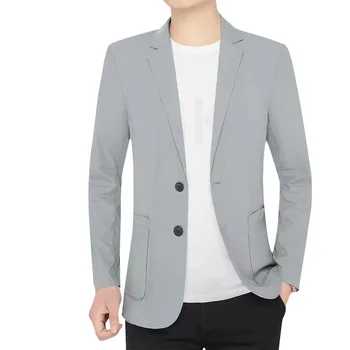 6259-R-Spring высококачественный клетчатый костюм мужской деловой повседневный костюм трендовый стройный костюм на заказ