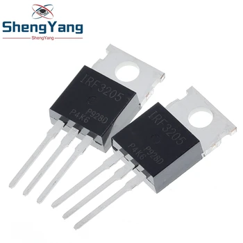 TZT 10шт IRF3205 IRF3205PBF MOSFET MOSFT 55V 98A 8mOhm 97.3nC TO-220 новый оригинал