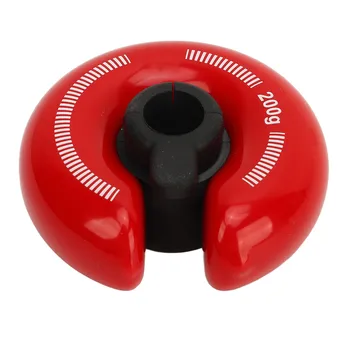  Кольцо для качания Цинковый сплав ПВХ Красное утяжеленное поворотное кольцо Устойчивое к царапинам Эффективное укрепление мышц для практики