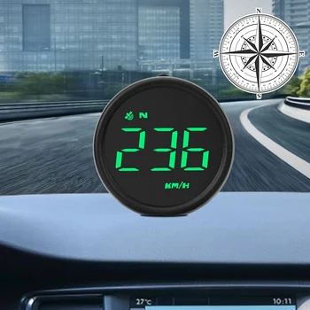 Автомобильный GPS-спидометр HUD Измерители скорости Сигнализация Проекционный дисплей Внедорожный компас 4x4 Умные цифровые датчики Авто Аксессуары Универсальный