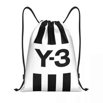 Custom Yohji Yamamoto Skullies Кулиска Сумка Мужчины Женщины Легкий Спортивный Тренажерный Зал Рюкзак Для Хранения