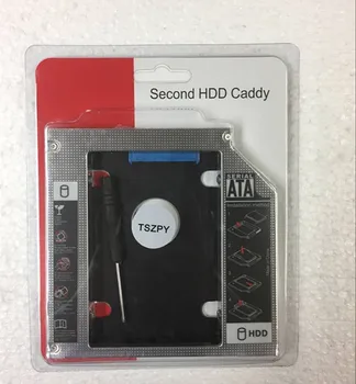 12.7 мм 2nd HDD SSD Жесткий диск SATA Чехол Caddy Адаптер для HP ProBook 4540s 4545s 4740S GT30L