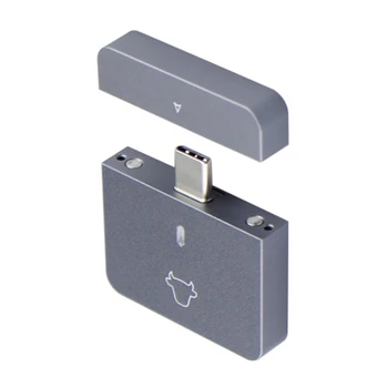 Портативный NVMe 2230 SSD Корпус USB C Адаптер USB C Поддержка передачи данных 10 Гбит/с USB3.2 Gen2 Внешний корпус для 2230 твердотельных накопителей