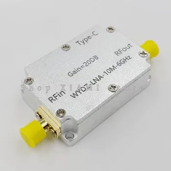10 M-6 ГГц Усилитель с низким шумом Усиление 20 дБ Высокая плоскостность МШУ РЧ-сигнал Управление приемником Входной каскад