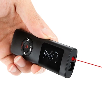 40 м / 60 м Интеллектуальный лазерный дальномер Цифровой мини-измеритель расстояния Портативный USB-зарядка Электронное устройство измерения пространства