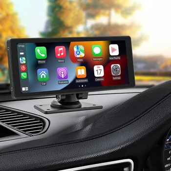 Wireless Carplay Android Авто Авто Стерео Радио Bluetooth-совместимый Видеорегистратор Портативный Авто Стерео Mirrorlink Аудио Радио HD 1080P