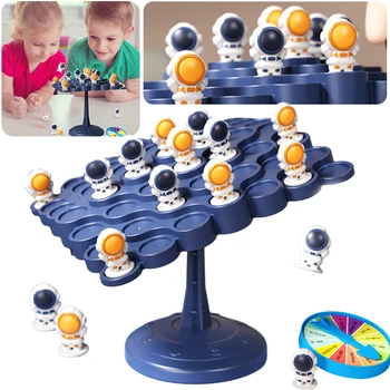 Astronaut Balance Game Образовательная интерактивная игрушка для родителей и детей Балансировочная доска Подарок для мальчиков и девочек