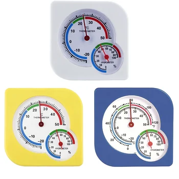  Датчик температуры Датчик влажности Большие числа Датчик температуры Монитор влажности для дома / комнаты / на открытом воздухе / офисов / дисплей Механический