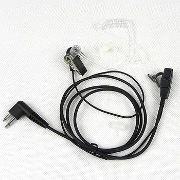 XQF 2-контактный наушник с воздушной трубкой Гарнитура PTT Микрофон для Motorola CB Radio Walkie Talkie EP450 GP300 CP040 CP180 CP185 Трансивер Новый