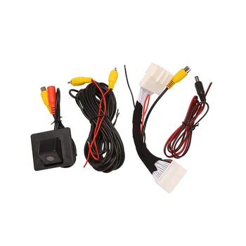 Камера заднего вида Резервный кабель для преобразования парковочной камеры заднего вида 28-контактный адаптер Комплект для 2 седанов Demio DJ 2015-2020