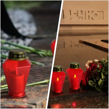 2 шт. Открытый свет Фестивальный свет Многоразовый церковный кладбище Светодиодный