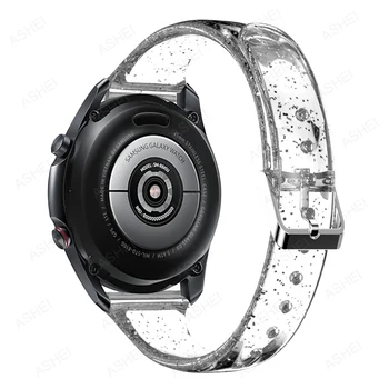 Для часов Samsung Galaxy 4 диапазона 44 мм 40 мм прозрачный correa 20 мм 22 мм для Galaxy Watch 4 классический 46 мм 42 мм 3 45 мм 41 мм шестерня s3 диапазон