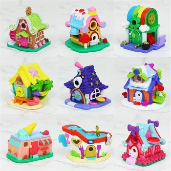 Оригинальные Nanables Sweet Town Mini House Аксессуары для кукол Девочки Семейные игрушки