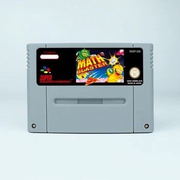 Math Blaster - Episode 1 Карта экшн-игры для SNES EUR PAL США NTSC 16-битные игровые консоли Картридж для видеоигр