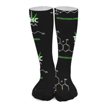 THC Molecule Socks забавные носки для мужчин мужские подарки