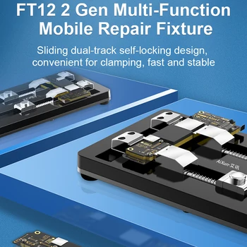 AIXUN FT12 для iPhone Samsung Фиксация экрана Многофункциональное приспособление для ремонта материнской платы IC Чип Очистка Удаление клея