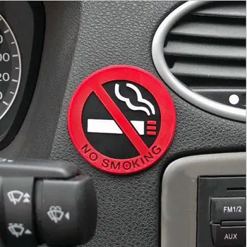 1 шт. Предупреждение Логотип для курения Логотип Запрещено Автомобильные Наклейки для Volkswagen VW Tiguan MK2 2017 2018 2016 Magotan Passat B7 B8 CC Magotan R36 B7L