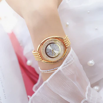 Часы Женщина 2022 Известный бренд Платье Элегантные женские часы Алмазные кварцевые часы для женщин Женские наручные часы со стразами 2023