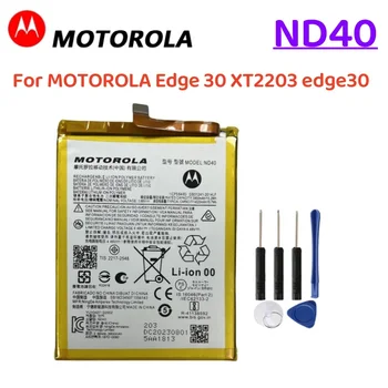 Motorola Новый оригинальный аккумулятор ND40 для MOTOROLA Edge 30 XT2203 edge30 Аккумуляторы для мобильных телефонов 4020 мАч + Инструменты