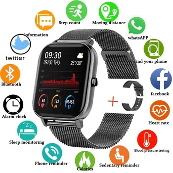 H10 Смарт-часы Мужчины Женщины Bluetooth Call умные часы Мужской Спорт Фитнес Трекер Водонепроницаемый светодиодный полностью сенсорный экран для Android ios