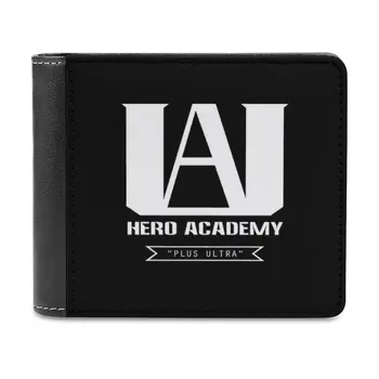 U.A. High Plus Ultra Logo-Boku No Hero Academia Bnha Модный кошелек для кредитных карт Кожаные кошельки Персонализированные кошельки для мужчин