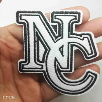 NC City National City California Letters Iron On Patch Вышитая нашивка для одежды