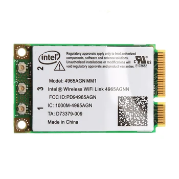 Двухдиапазонная беспроводная карта WiFi Link Mini PCI-E со скоростью 300 Мбит/с для intel 4965AGN NM1