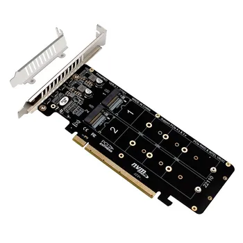 PCI Express 4.0 x16 на 4 порта NVME RAID Адаптер карты M KEY NVME PCI-E 32 Гбит/с 2230 2242 2260 2280 M.2 NVME SSD