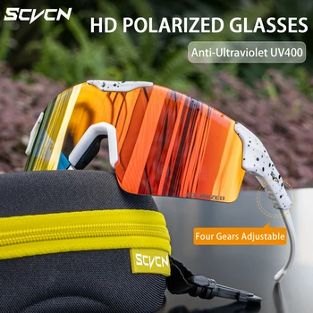 scvcn Новые солнцезащитные очки на открытом воздухе Поляризованные велосипедные очки MTB Велосипед UV400 Походные очки Очки для рыбалки Мужчина Женщина Велосипед Очки