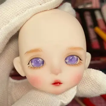 Мода 1/8 Кукольная голова Bjd Change Макияж 3D Глаза Сделай сам Девушка Милые Игрушки Одевалка Кукла Аксессуары