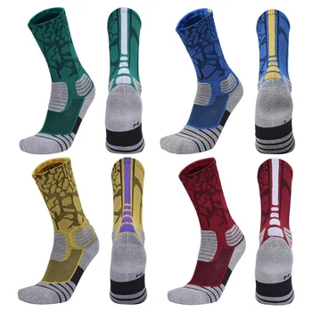 Профессиональные спортивные носки 2023 Brothock баскетбольные толстые носки бокс элитный нескользящий прочный скейтборд полотенце нижние носки сток
