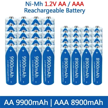 1,2 В AAA AAA Аккумуляторная батарея NIMH Аккумулятор большой емкости 9900 мАч Аккумулятор для игрушек Мышь с дистанционным управлением