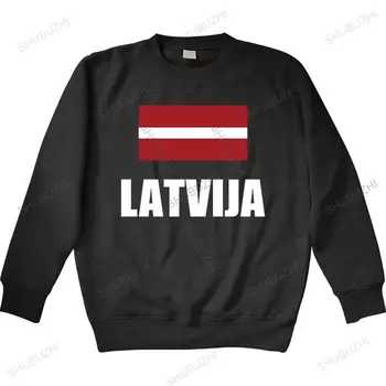 Латвия Латвия мужская мода трикотажные изделия национальная команда тонкий стиль стильная толстовка брендовая одежда страна спортивный флаг Латышский LVA Топы