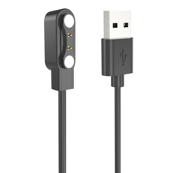 Магнитное зарядное устройство для смарт-часов Множественная защита USB Замена зарядного шнура Стабильная зарядка 2-контактный зарядный шнур для COLMI I30