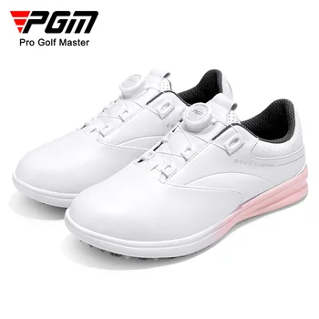 PGM Женская обувь для гольфа Водонепроницаемая противоскользящая женская легкая мягкая дышащая обувь Женская спортивная обувь с ручкой и ремешком XZ301