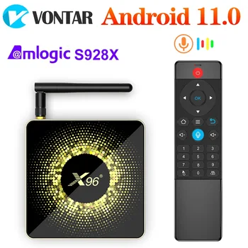 2023 Новейший Android TV Box X96 X10 Amlogic S928X Поддержка 8K USB3.0 Wifi6 BT5.2 1000M LAN Google Voice Телевизионная приставка Медиаплеер