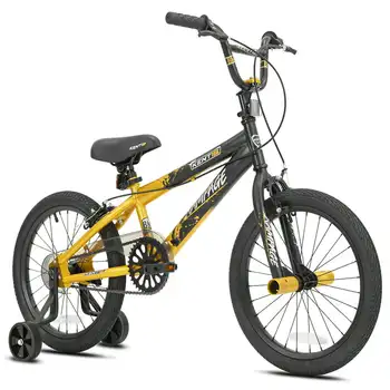 Велосипед 18 дюймов.  Велосипед BMX для мальчиков, золотой и