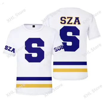 SZA Новый музыкальный альбом SOS Двухсторонняя футболка Мужские женские модные футболки Kawaii Детская футболка Хип-хоп Уличная одежда Топы Футболки Y2K