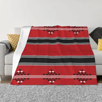 Sadu Fabric Design - Геометрический узор Одеяло Одеяло Мягчайшее одеяло Покрывала для кроватей