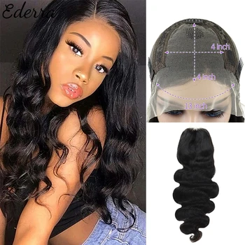 13x4 Body Wave Wig Hd Прозрачный кружевной фронтальный парик Человеческие волосы предварительно выщипанные 24-дюймовые бесклеевые кружевные передние парики из человеческих волос для женщин