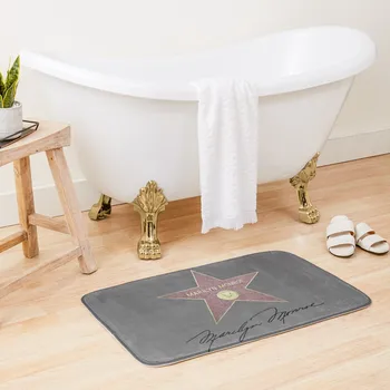 Мэрилин Монро Звезда и фирменный коврик для ванны Ковры для ванной комнаты Полы для ванной комнаты Предметы для ванной комнаты Интерьер дома Коврик для входа