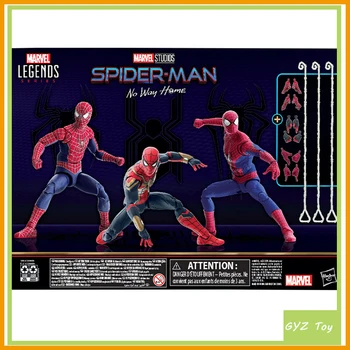 Подлинная Marvel Legends Человек-паук: Нет пути домой Человек-паук Три червя Тоби Гарфилд Фигурка Коллекционная модель Кукла Подарочная игрушка